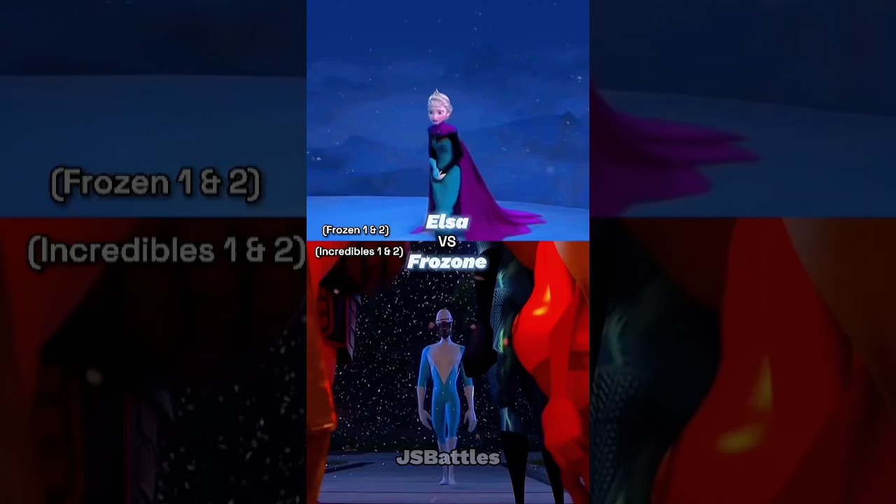 Elsa vs Frozone
