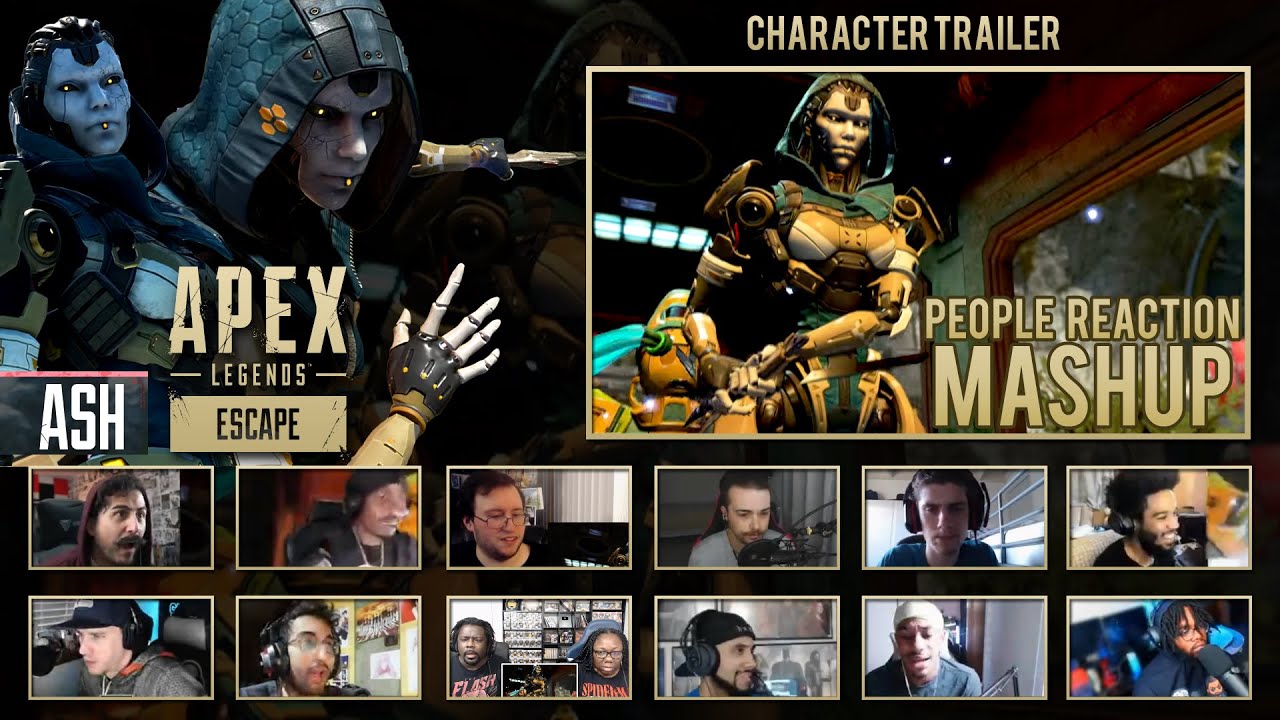 Character Trailer | Meet Ash  | Apex Legends  [ Reaction Mashup Video ]