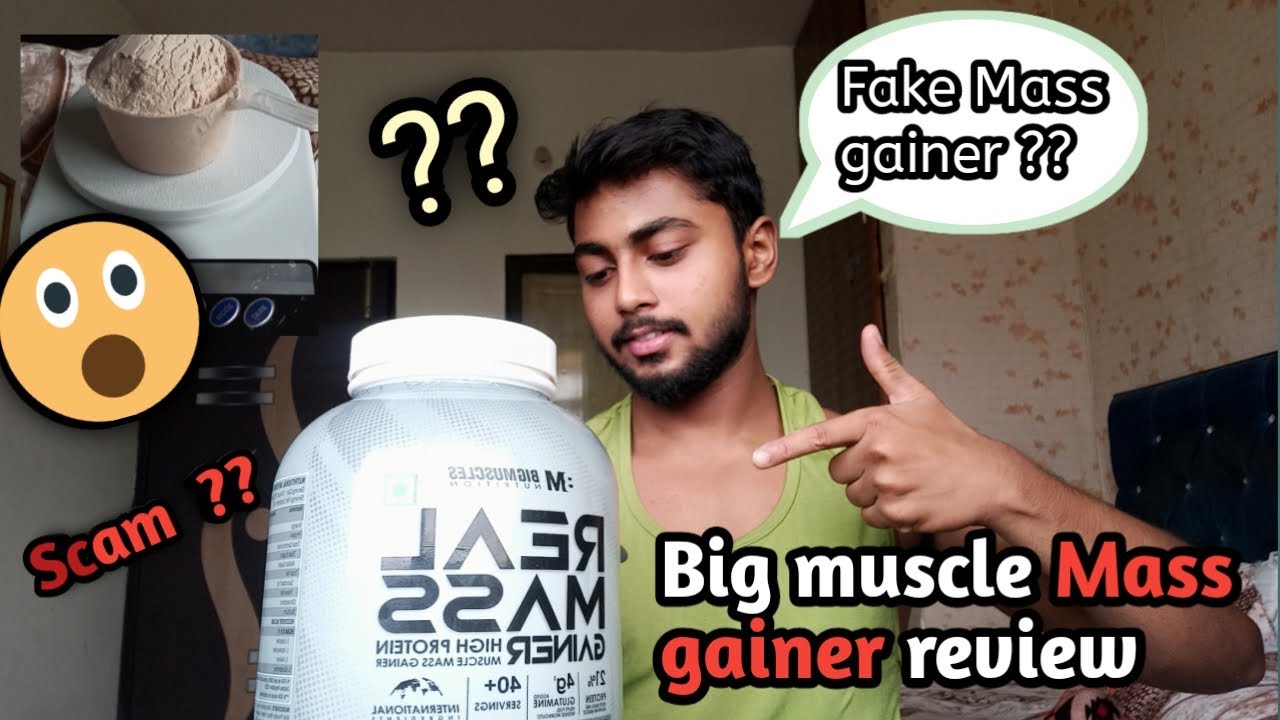 Bigmuscle Mass gainer review first time on YouTube 