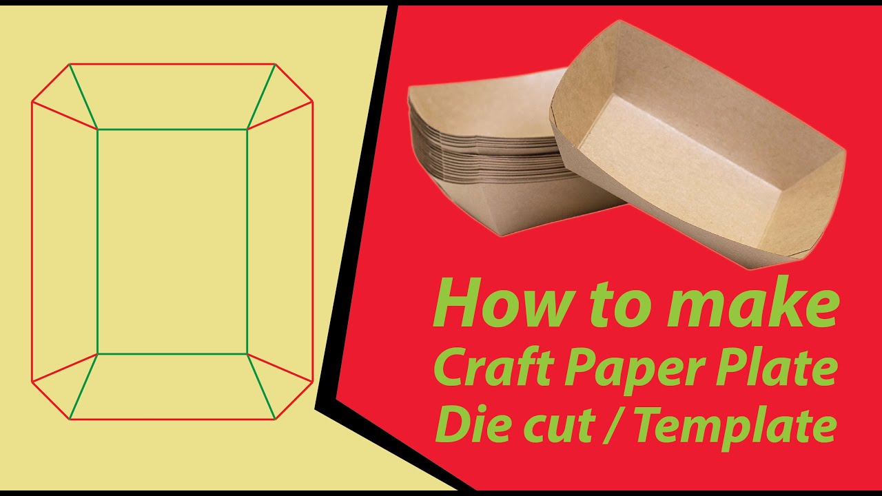 How to Make Craft Paper Plate Die cut / Template Full Tutorial on Adobe Illustrator