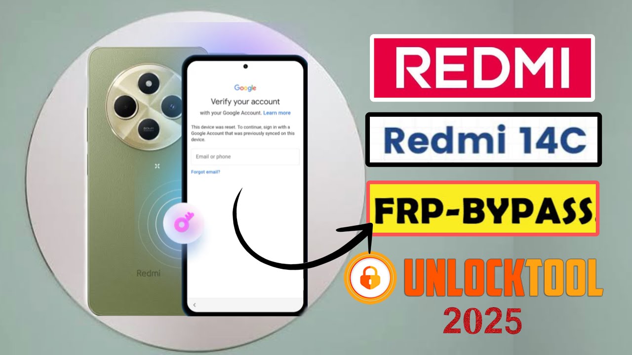 Redmi 14C Xiaomi HyperOs (2409BRN2CY) FRP Bypass Unlock Tool Google Account Bypass 2025