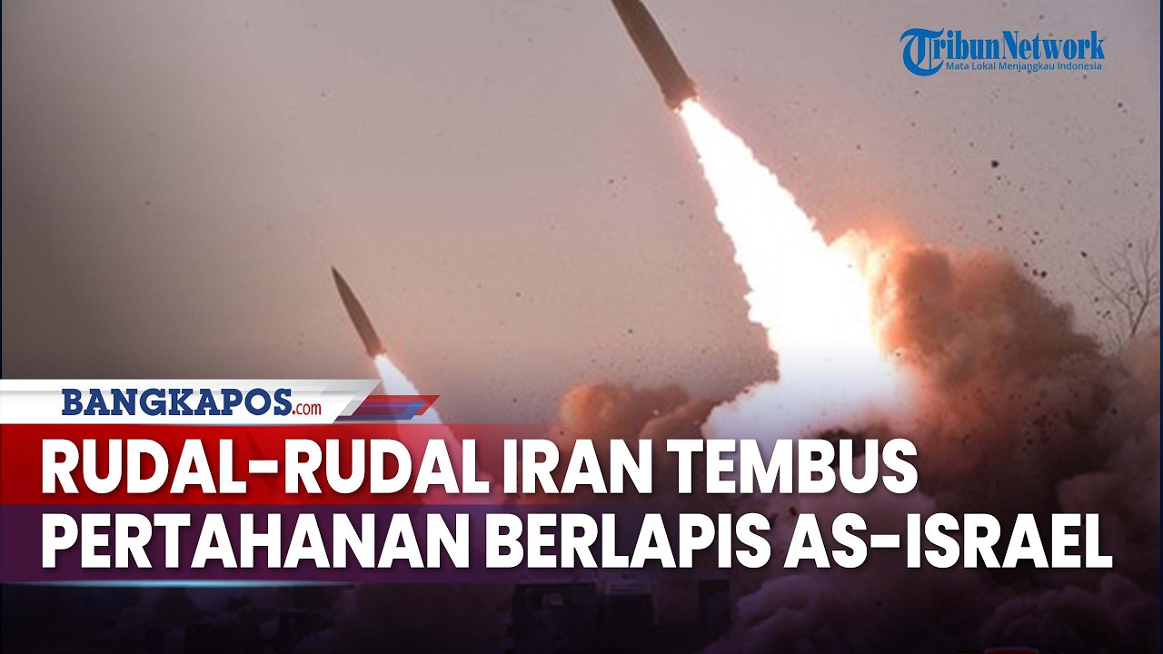 Update Perang Iran-AS: Rudal-rudal Iran Tembus Pertahanan Berlapis AS-Israel, Tehran Siap Perang