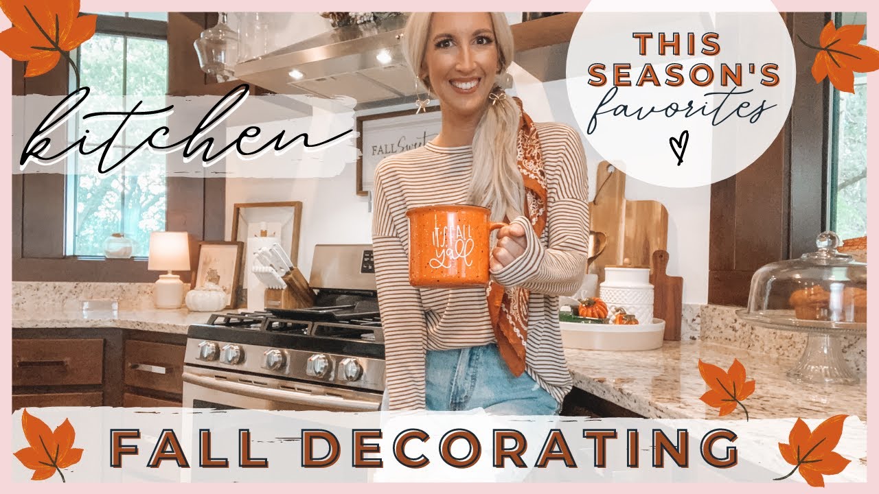 FALL KITCHEN DECOR IDEAS + FALL KITCHEN FAVORITES | DECORATE WITH ME | Fall decorating 2021