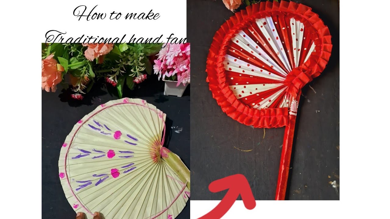 traditional hand fan making at home #art #dly #drawing #artandcraft 🎨 🎨🎨🎨🎨🎨🎨🎨🎨