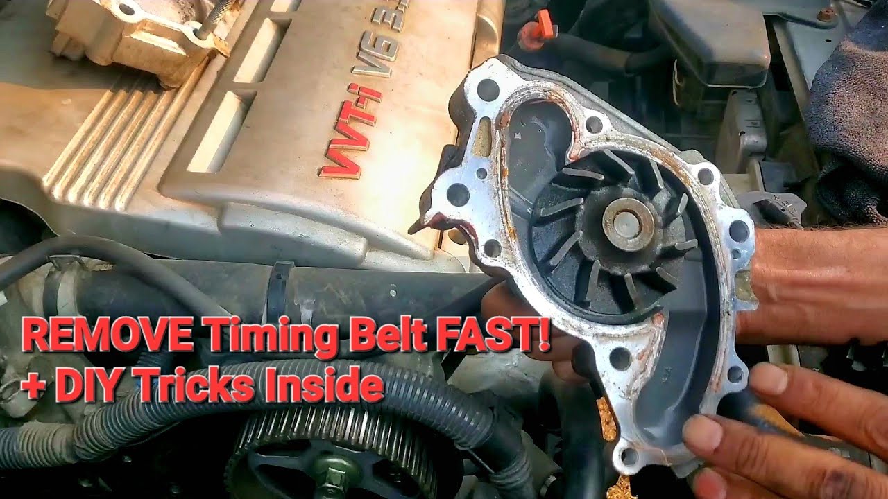 How to Remove Timing Belt & Water Pump | Toyota Sienna DIY with Tips & Tricks (Part 2)