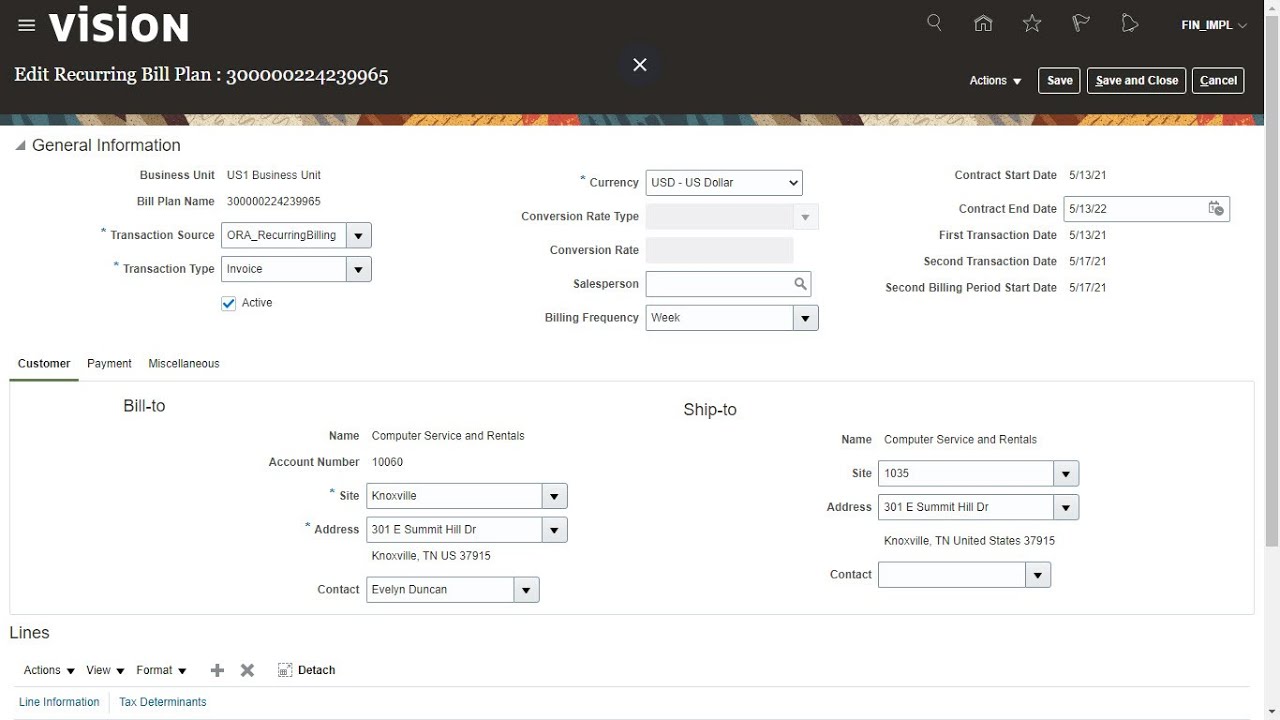Что такое планы регулярных счетов и регулярные счета-фактуры в Oracle Fusion Receivables Cloud? (...