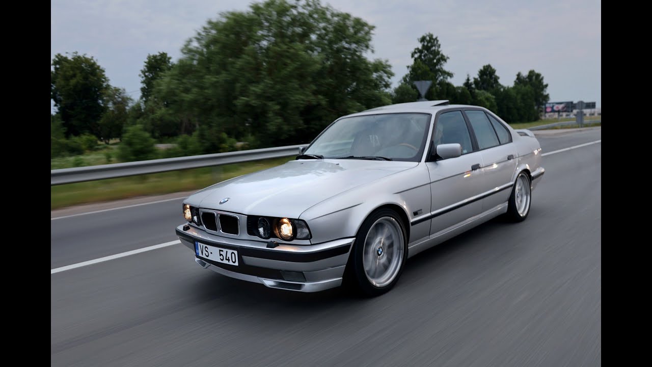 Most dangerous car from the nineties | BMW 540 e34 Riga Hood Run