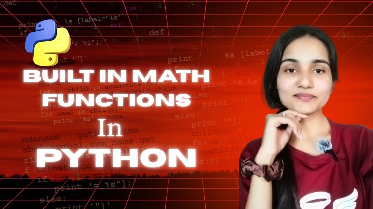 Day - 40 | Built-in Math Functions in Python for Machine Learning, Data Science & Analytics
