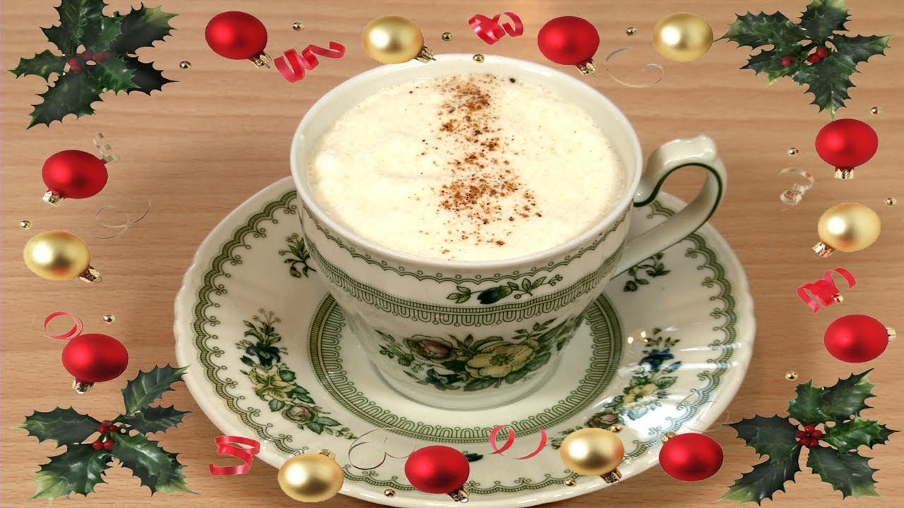 Ponche de Navidad o EggNog Tradicional Americano