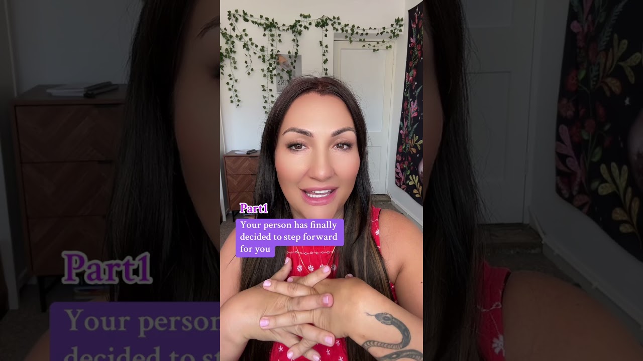Your person has finally decided to step forward for you - PART 1