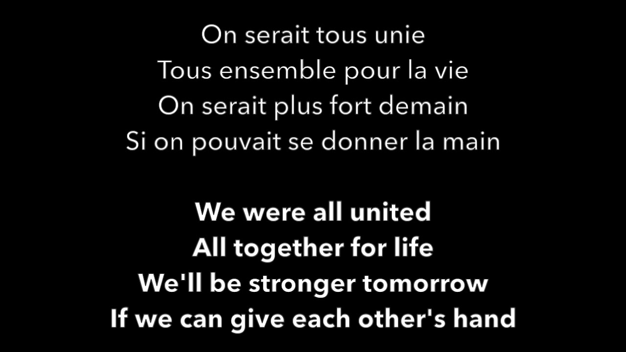 Lorie - Se donner la main (avec parole)