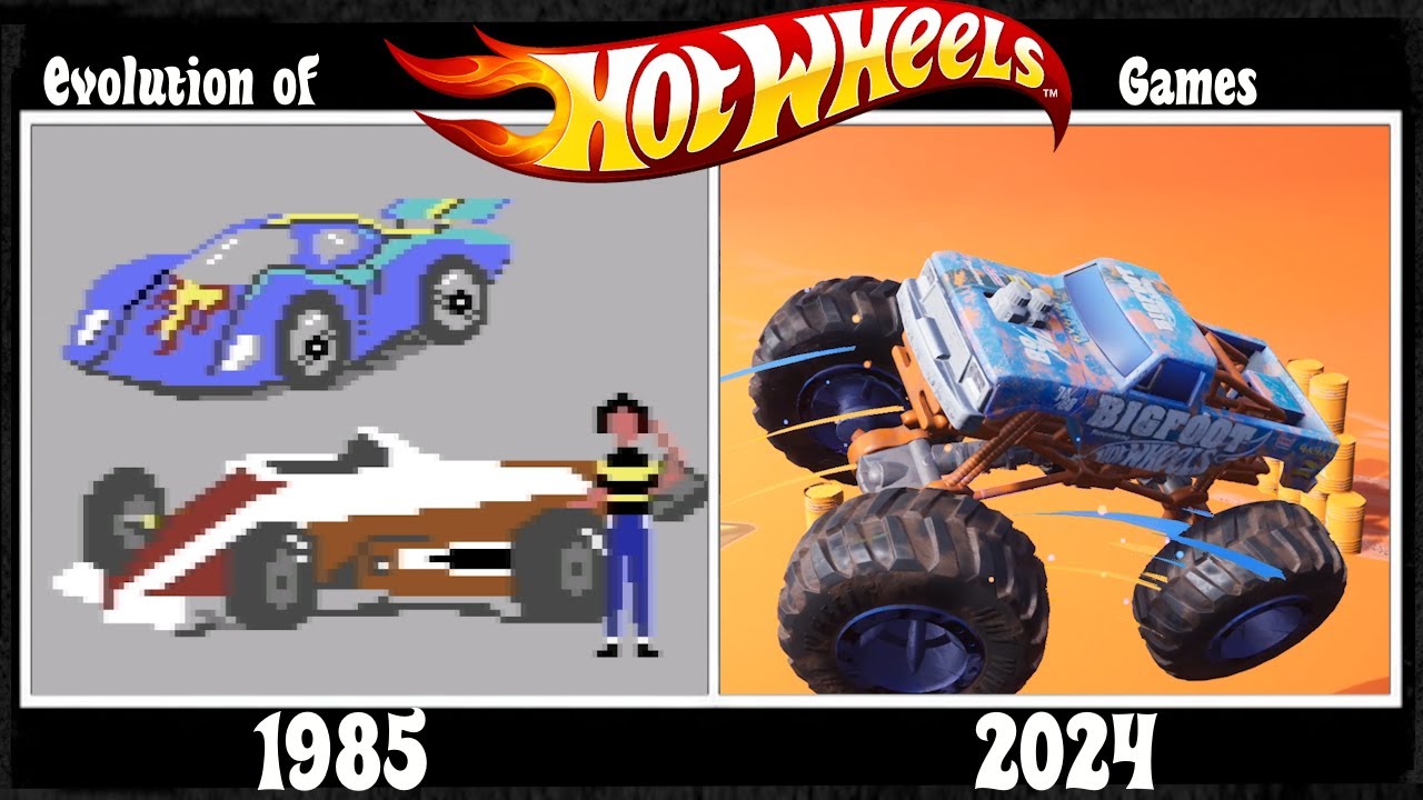 Evolution of Hot Wheels Games 1985 - 2025 | All Hot Wheels Games (Stunt Track Driver to Unleashed 2)