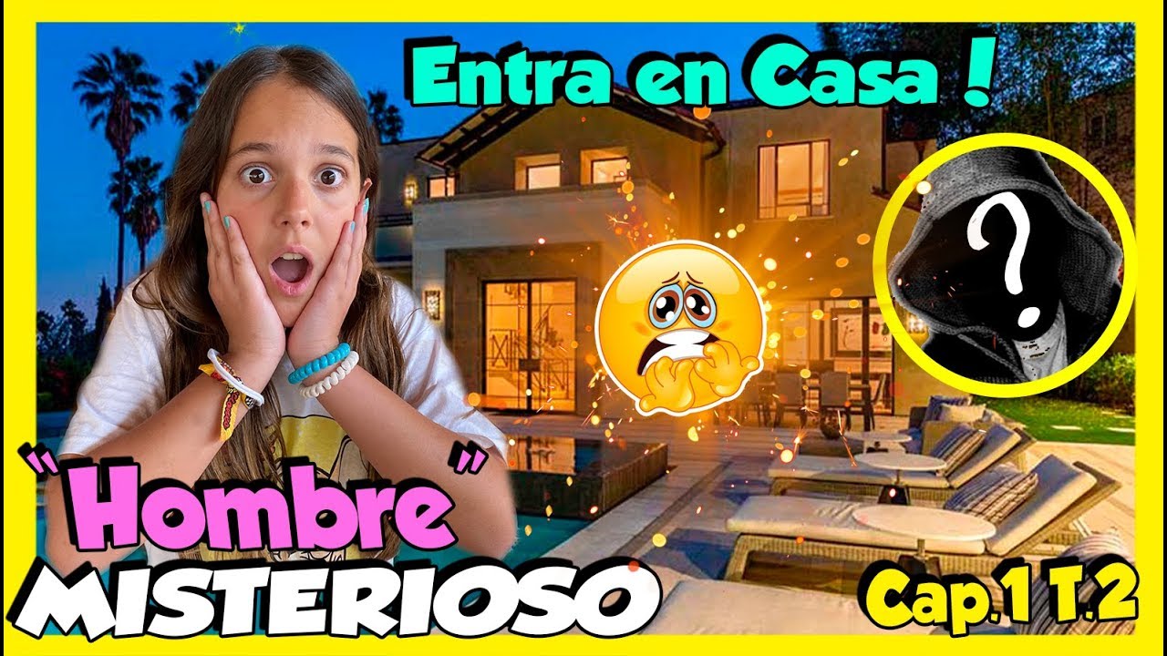👤 EL HOMBRE MISTERIOSO NOS PERSIGUE 😱24 HORAS ENCERRADAS EN CASA 🏡 NO PODEMOS SALIR