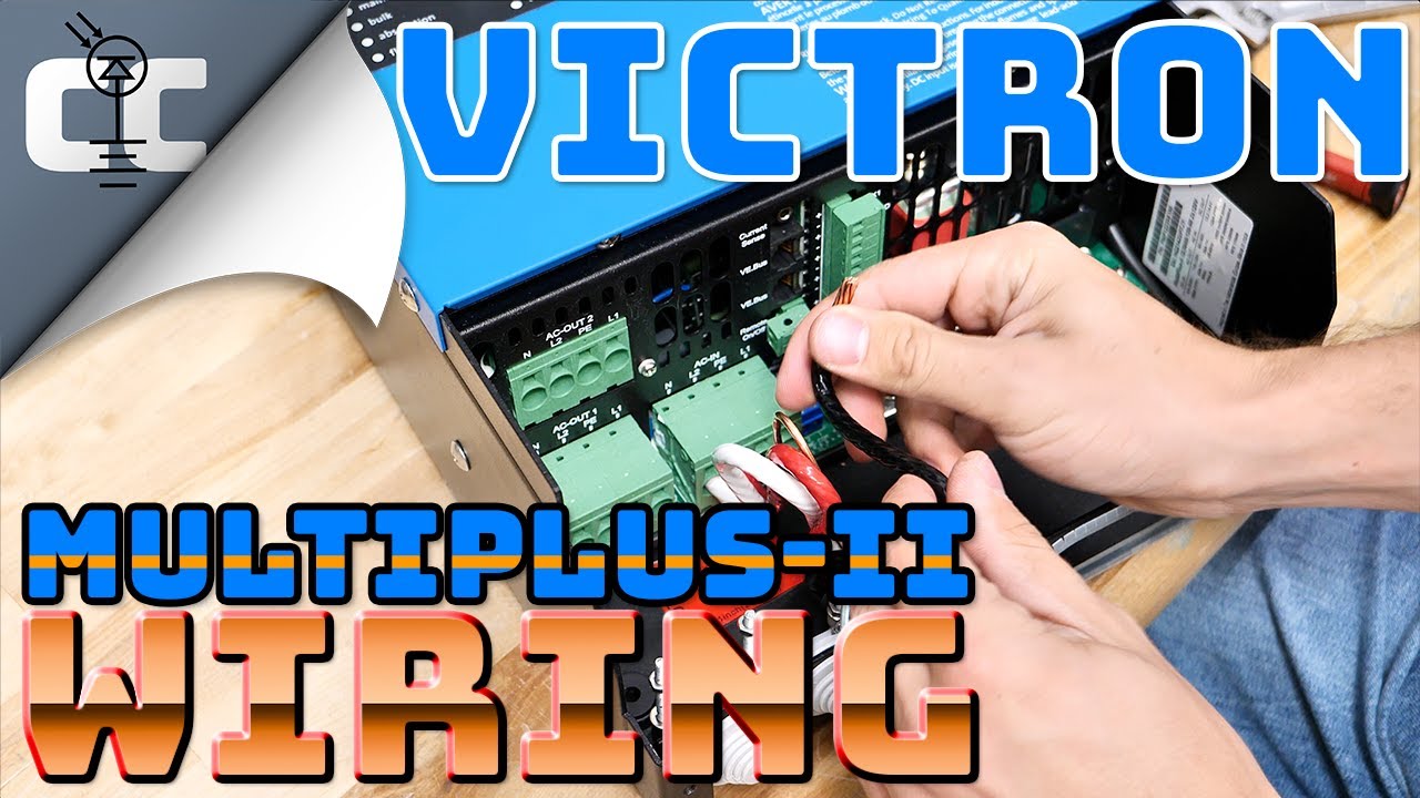 Инвертор Victron MultiPlus-II: пошаговое подключение выходов/входов переменного тока с помощью пр...