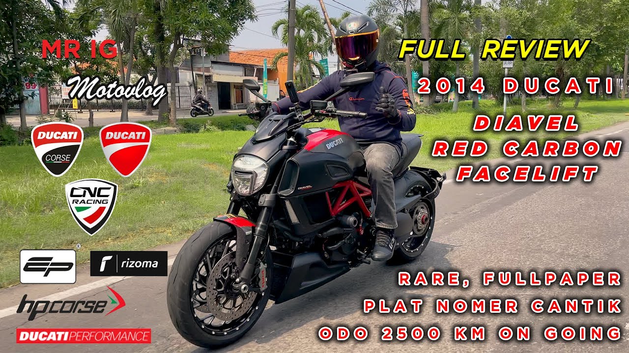 MOTOVLOG : #91 EXOTIC, RARE DUCATI DIAVEL RED CARBON FACELIFT  W/ EXHAUST HP CORSE FULLSYSTEM