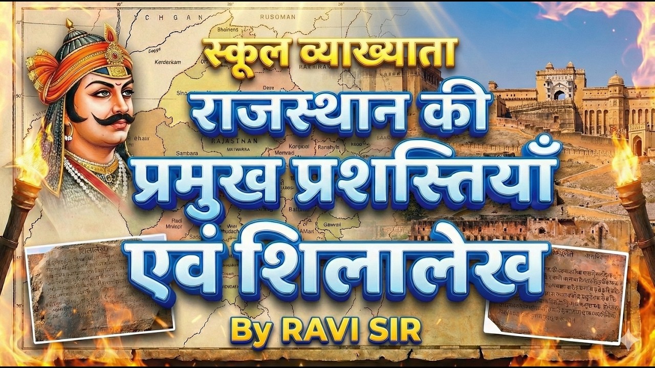 राजस्थान के शिलालेख | inscriptions & commendations of Rajasthan | RAS, 1st grade, 2nd grade, school