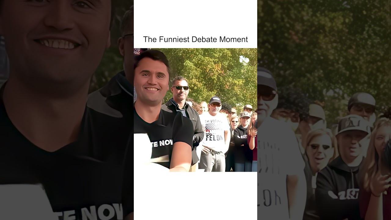 The Funniest Debate Moment 😭 @RealCharlieKirk #shorts