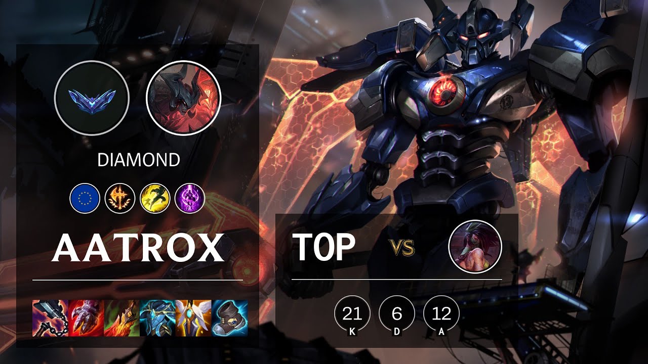 Aatrox Top vs Akali - EUW Diamond Patch 12.1