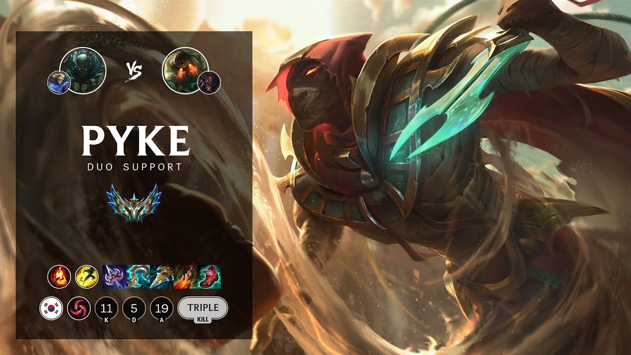 Pyke Support vs Nautilus - KR Challenger Patch 12.13