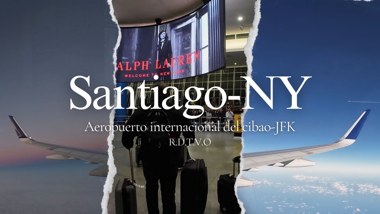 Aeropuerto Internacional Del Cibao al JFK, Acompañanos a un Viaje Internacional Santiago-NY