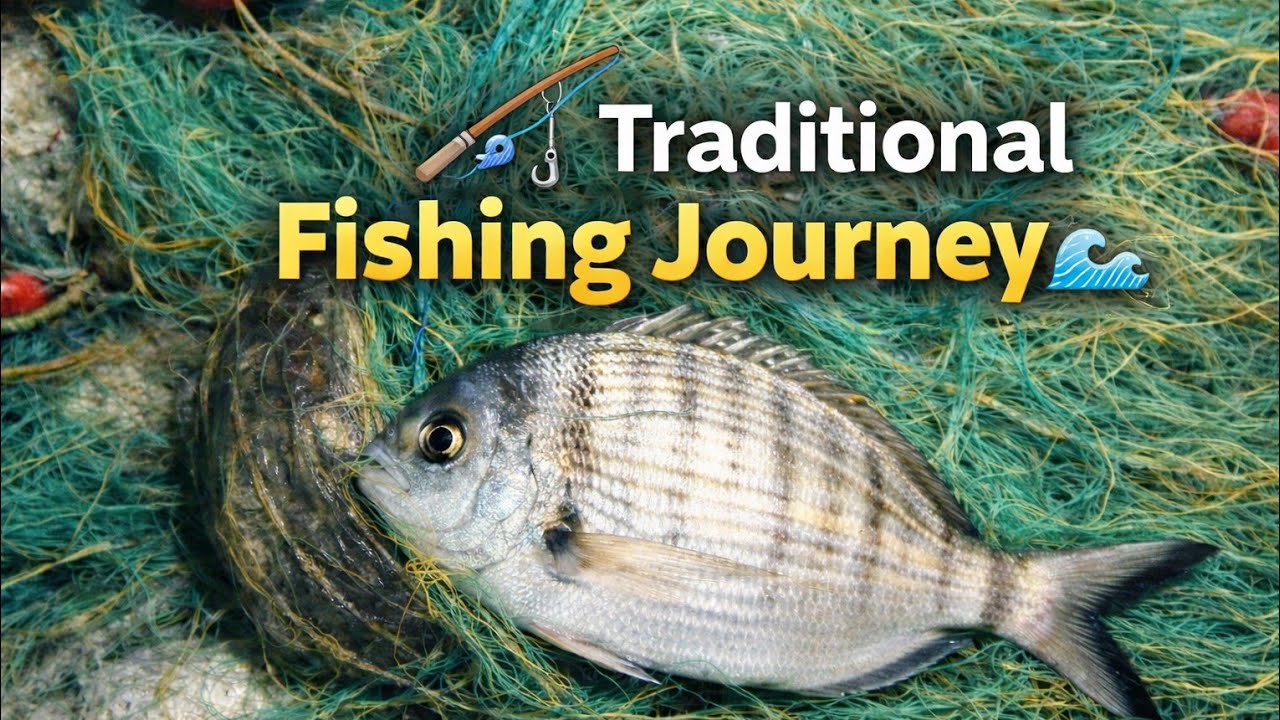 سحب شبكة الصيد داخل قارب الصيد 🐟 | صيد الأسماك بمعدات حديثة – الصيد البحري التجاري