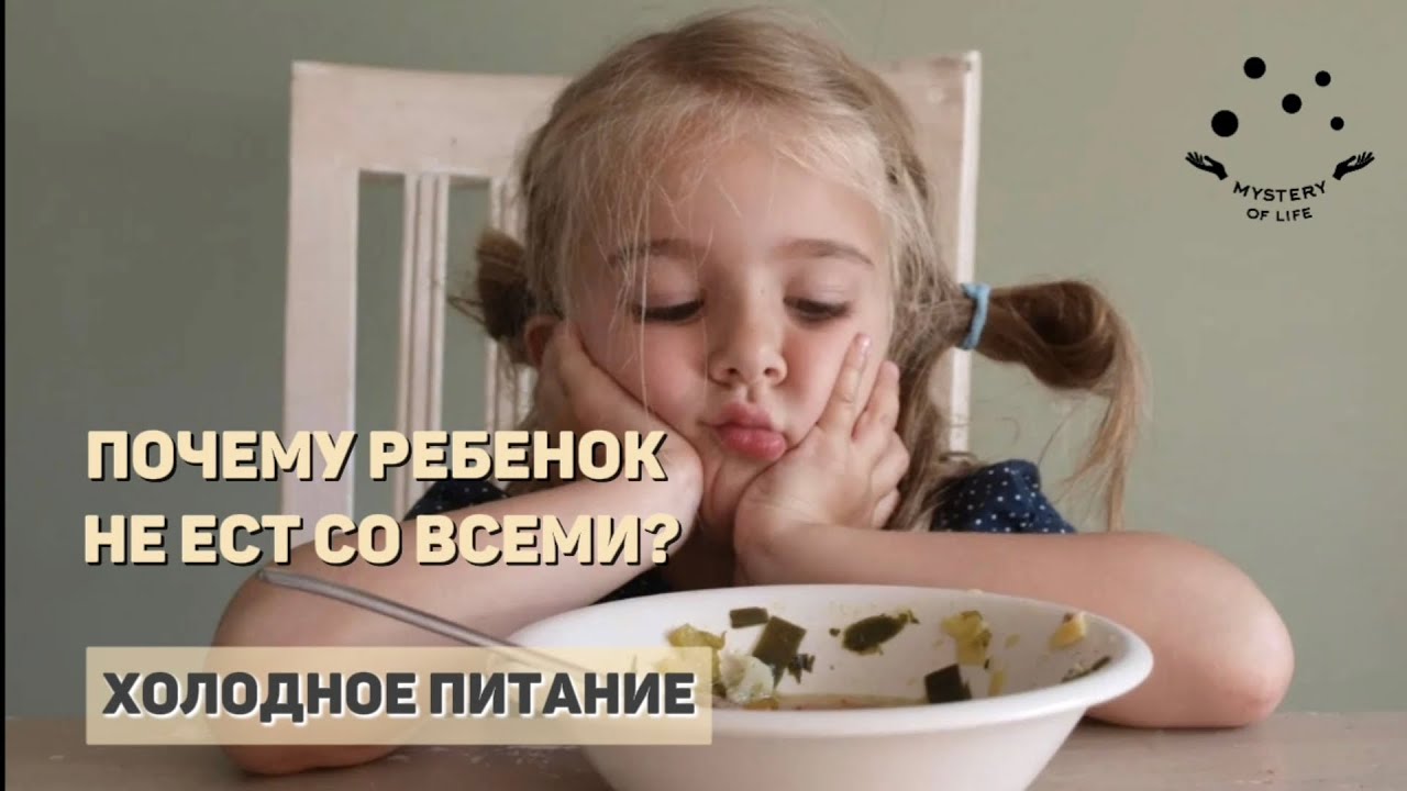 Почему ребенок не ест со всеми? Холодное питание.
