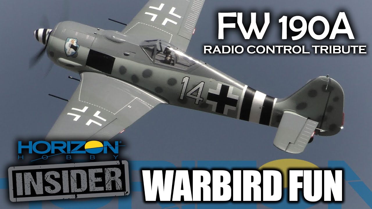 RC Tribute to the Legendary Focke Wulf FW-190A - Horizon Insider Warbird Fun