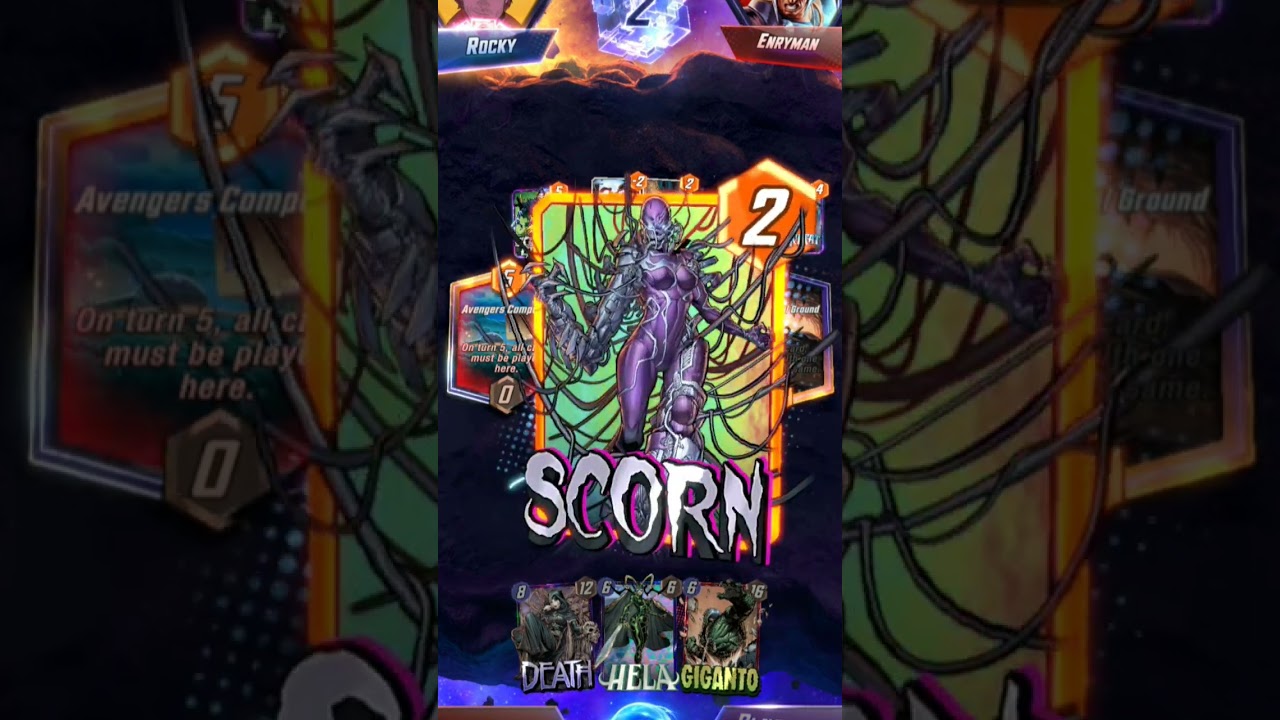 some time, luck, some time strategies 😆😙#marvelsnap #mobilegame #marvel #cardgame