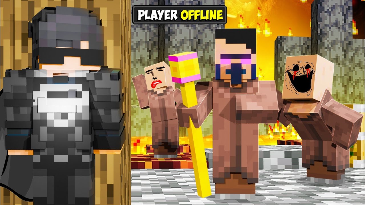 How Minecraft Villagers Act When You Leave the world Part 3 (FULL MOVIE)