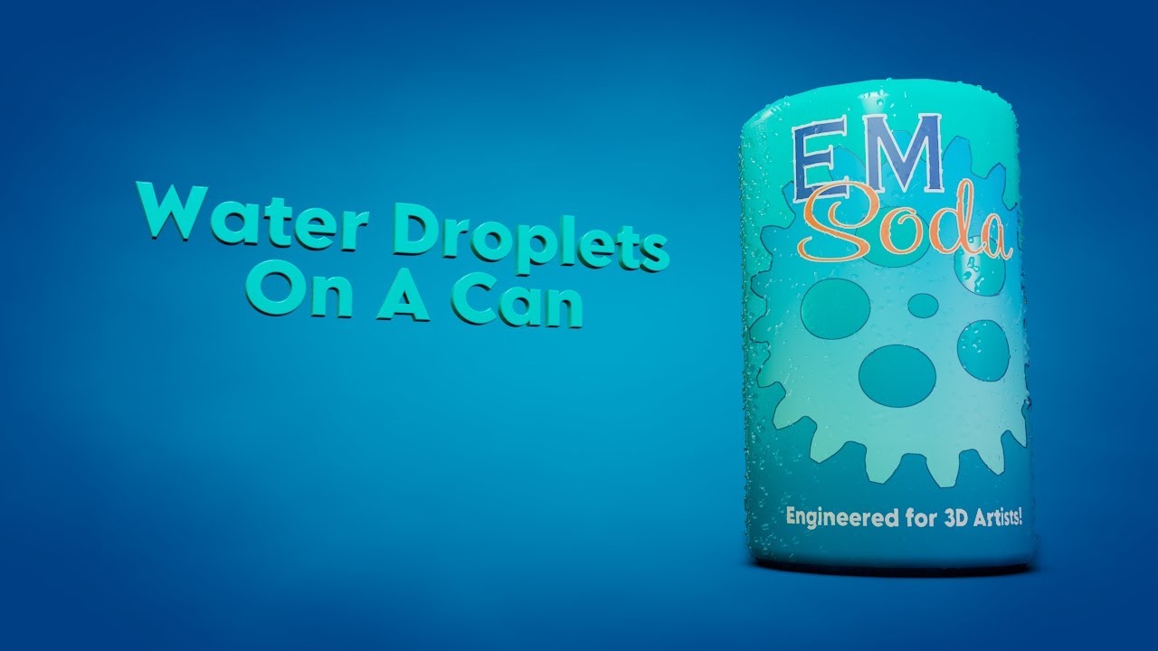 Cinema 4D Xpresso Tutorial 58: Water Droplets on a Can
