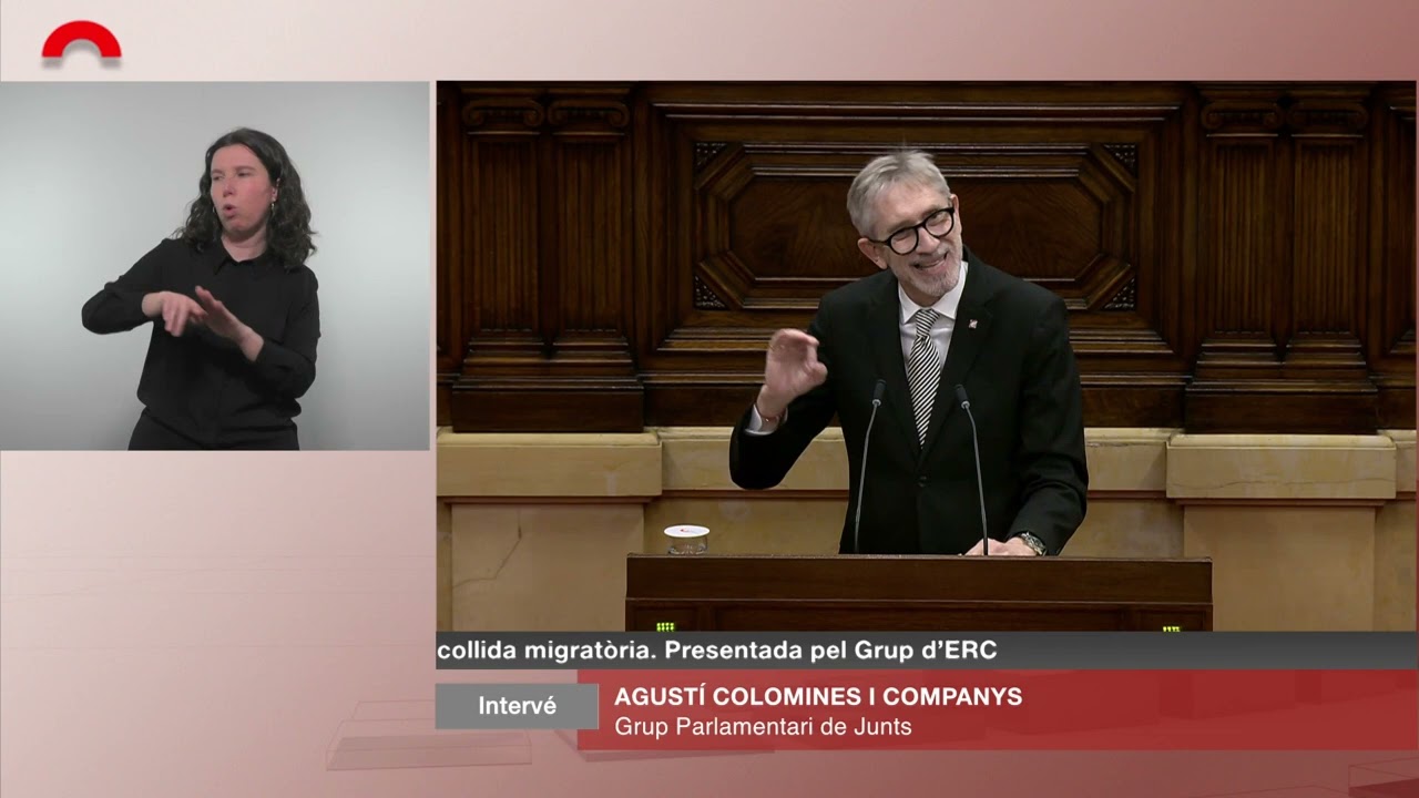 Debat de la moció sobre el model d'acollida migratòria (8/05/2025)