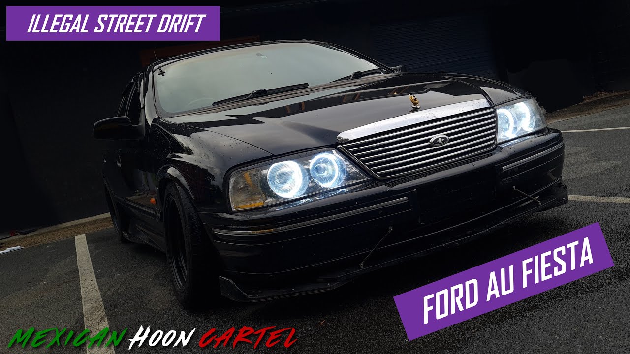 Illegal Street Drifting in the Ford AU Fairmont - MHC