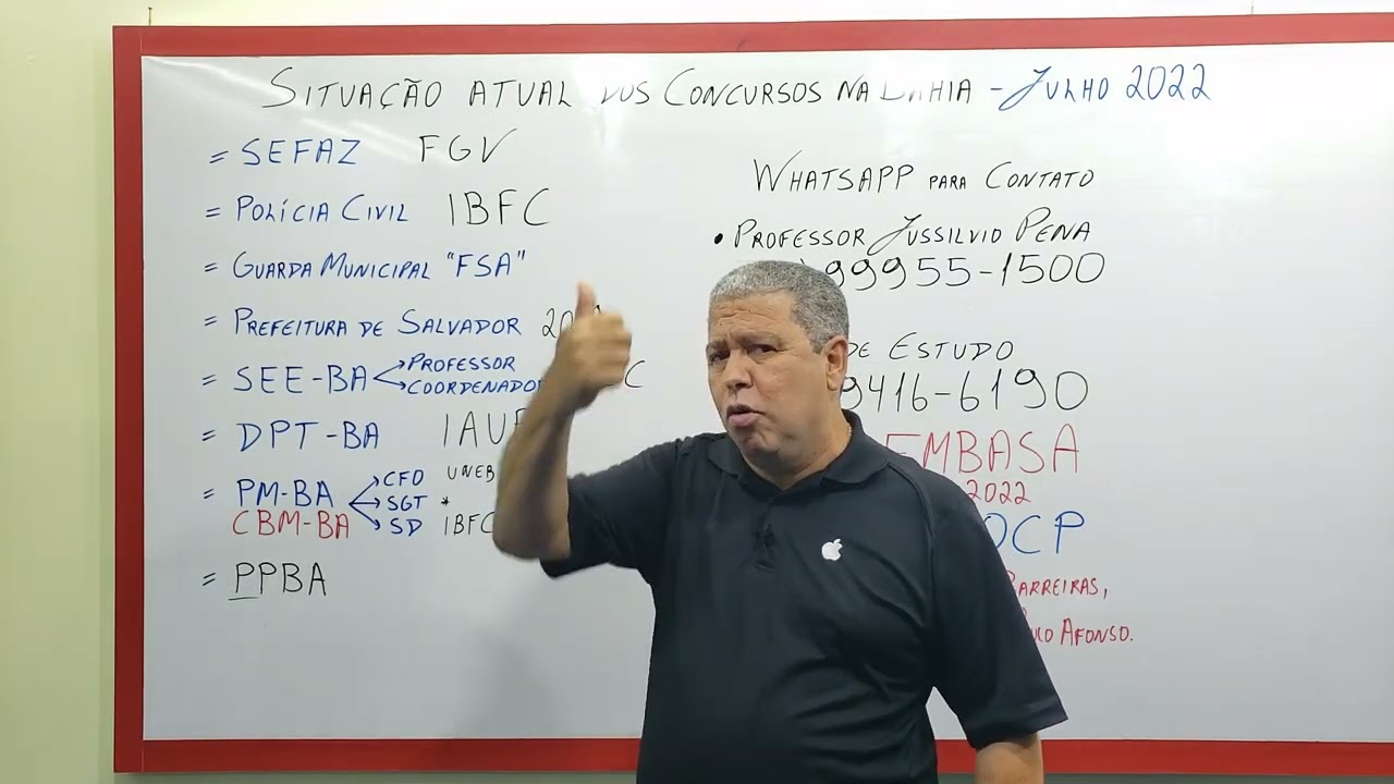 Vídeo ESPECIAL - CONCURSO EMBASA - EDITAL PUBLICADO - 970 VAGAS IMEDIATAS