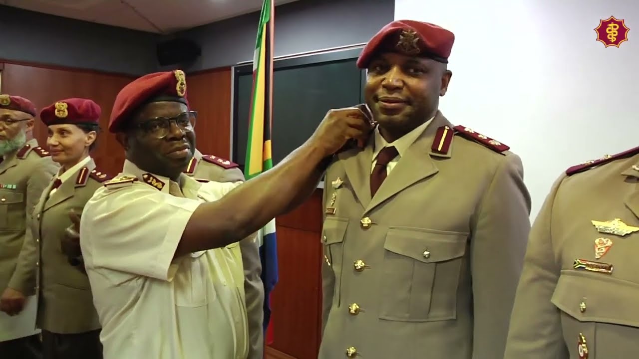 PROMOTION CEREMONY OF THE SA MILITARY HEALTH SERVICE COLONELS