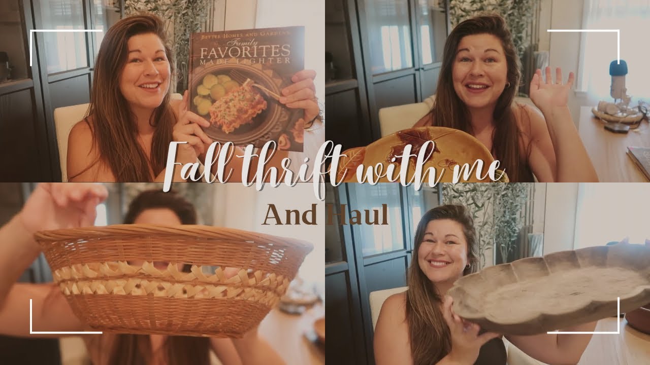 Fall Thrift With Me And Haul/ Fall Decor Inspiration/ Autumn Decor Ideas/ Fall Shop With Me