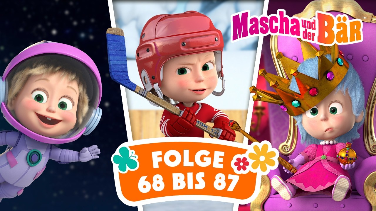Mascha und der Bär👧🐻 Folge 68 bis 87 🤩↔️ Episodensammlung🎬Masha and the Bear🎬 From 68 to 87 episodes