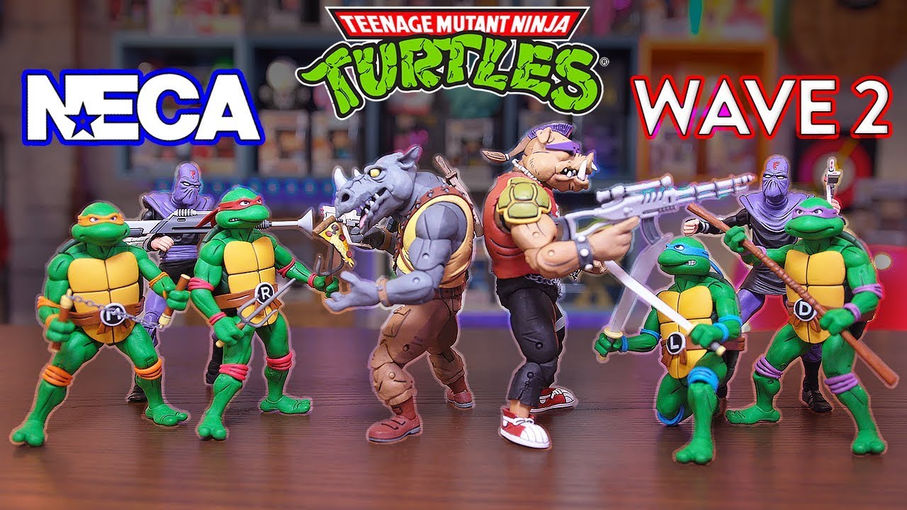 NECA | Bebop & Rocksteady + Teenage Mutant Ninja Turtles Figures | TMNT Review!