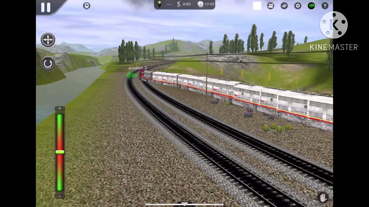 Trainz 2 crashes into 1