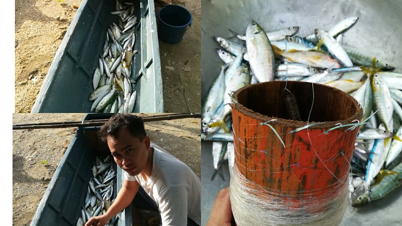 Sabiki Handline Fishing in Mindoro Philippines (Traditional Fishing)