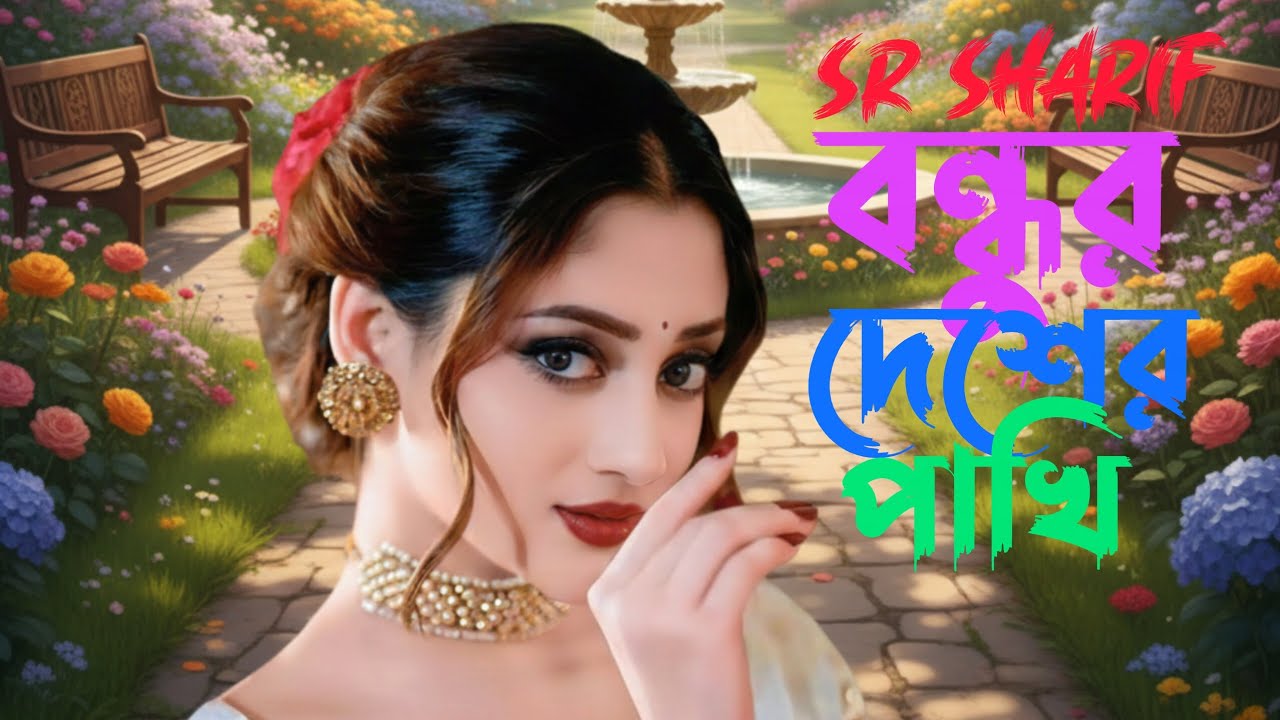 বন্ধুর দেশের পাখি রে তুই | Bondhur Desher Pakhi Re Tui | Bangla Sad Song | sr sharif 