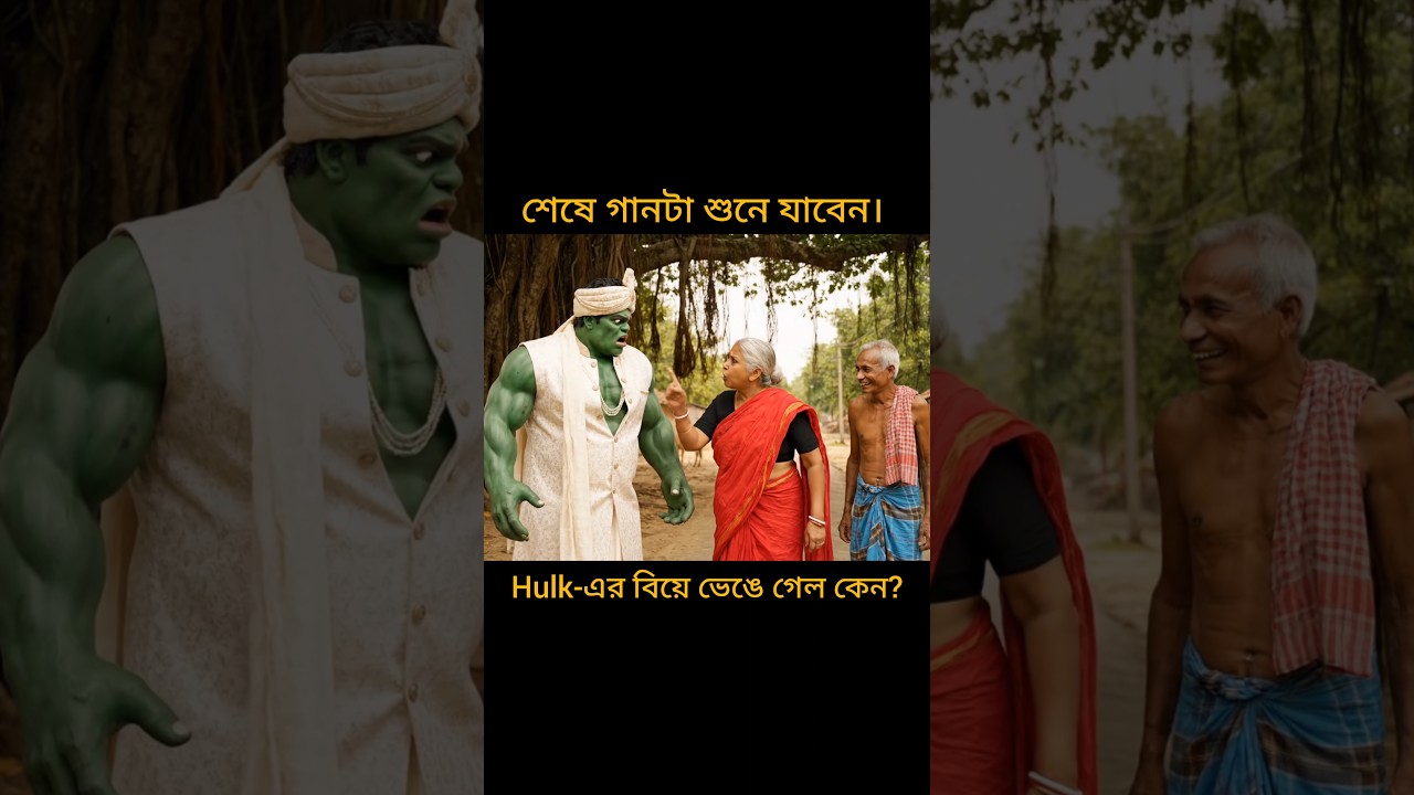 Hulk-এর বিয়ে ভেঙে গেল কেন? #funny #memes #bengali #shorts
