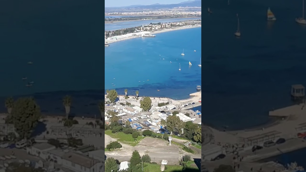 La bellezza di Cagliari vista dall'alto #shorts #sardegna