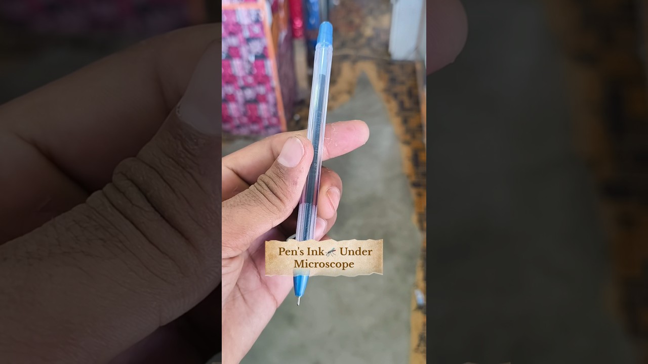 Pen's Ink Under Microscope | Let's See How It Is 