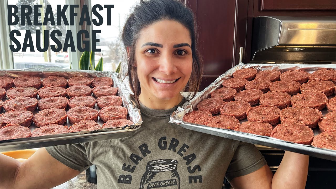 Maple Moose Breakfast Sausage / How to make homemade breakfast patties #wildgame #easyrecipe