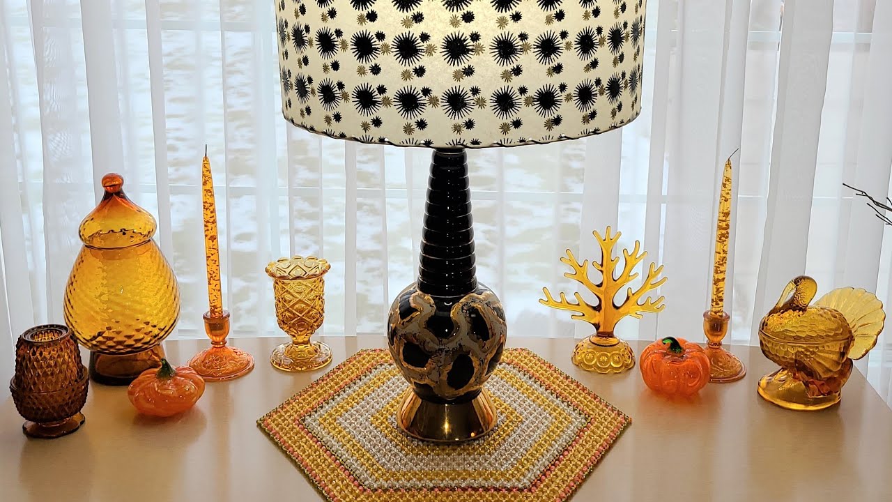 THANKSGIVING FALL HOME TOUR 2020 | Vintage Retro MCM Holiday Décor, Lots of Pumpkins and Turkeys