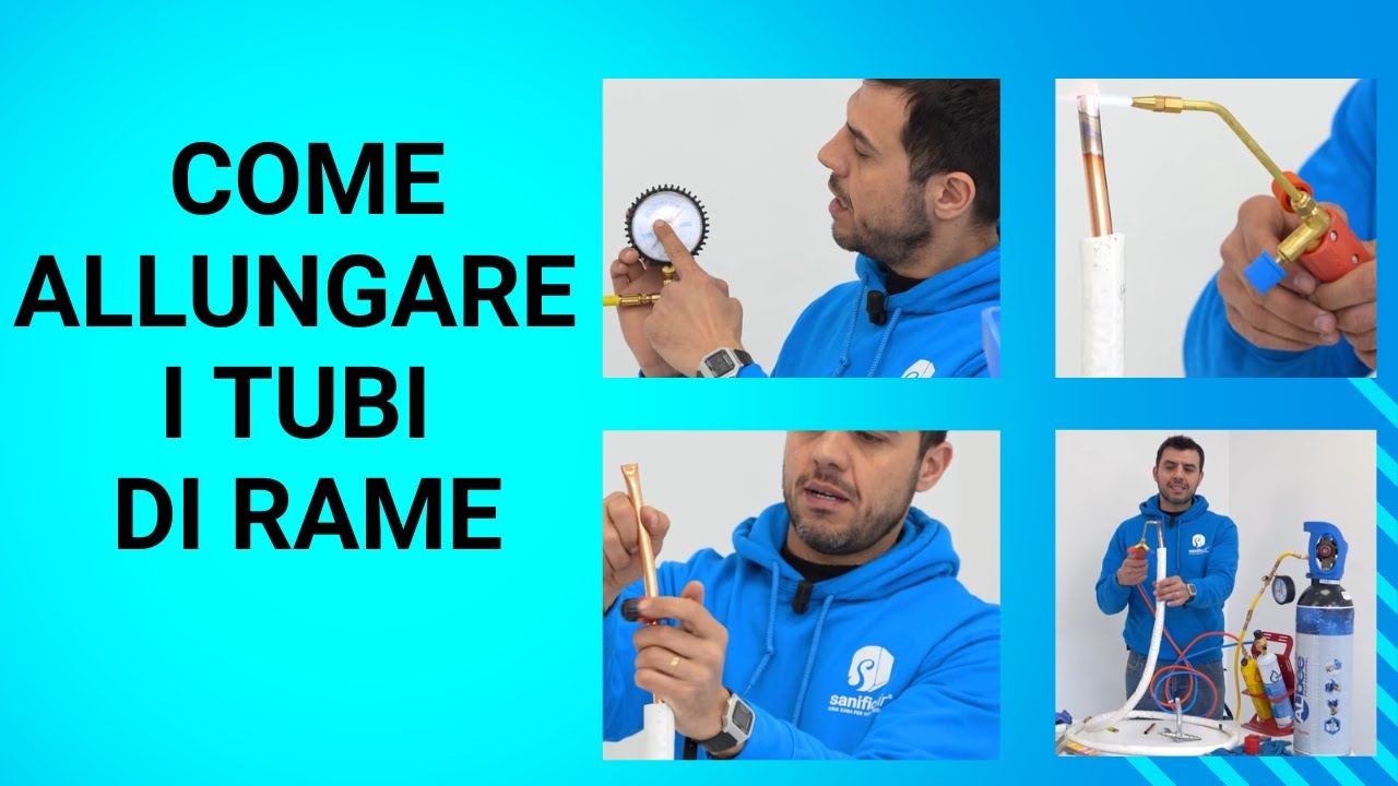 COME ALLUNGARE I TUBI DI RAME