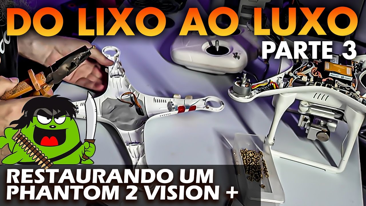 Restaurando um Ícone: DJI Phantom 2 Vision Plus - Parte 3