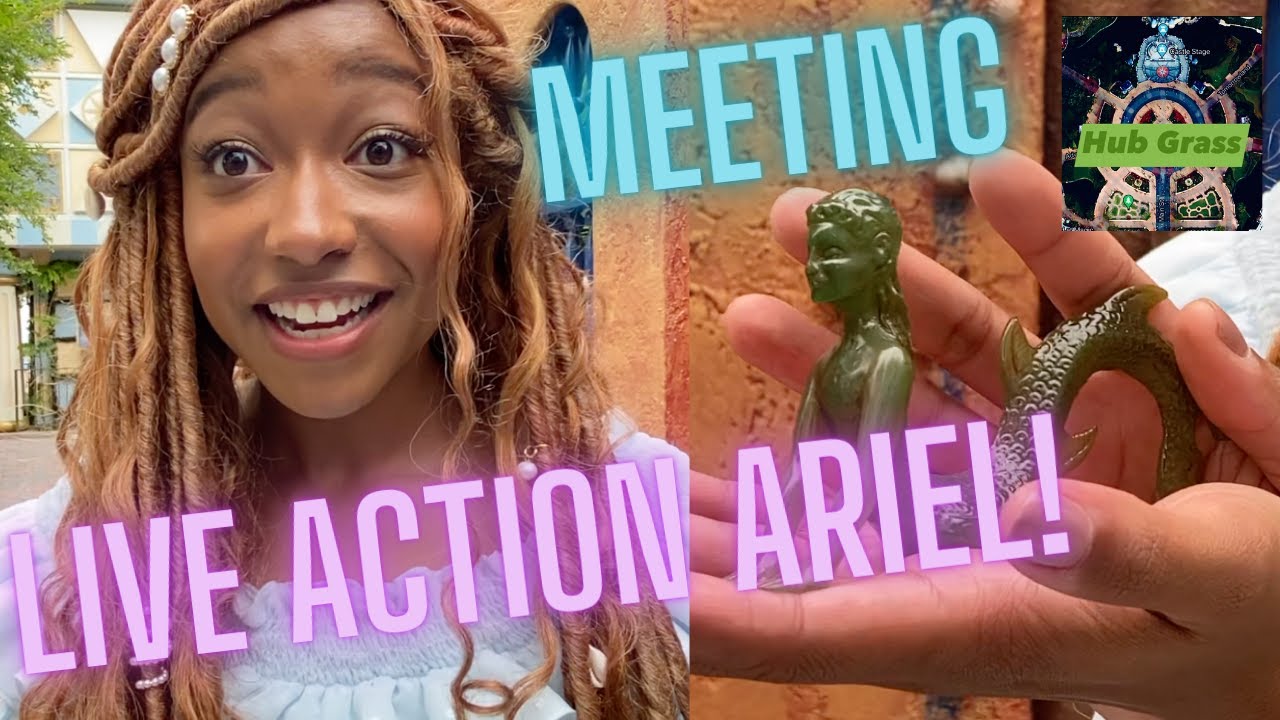Meeting Live Action Ariel in Disneyland!