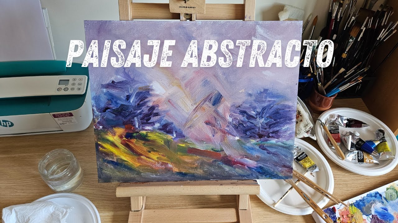 Cómo Pintar un Paisaje Abstracto desde Cero: Colores, Gestos y Atmósfera
