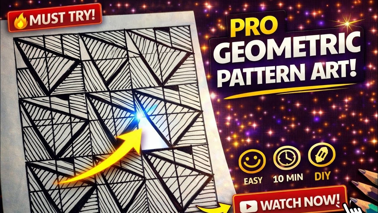 Let's doodle !! Easy doodle art for beginners ❤️🩷 #huezcolor#simple#easy#beautiful#learn#beginners 